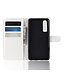 Wit Bookcase Hoesje voor de Huawei P30