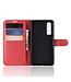 Rood Bookcase Hoesje voor de Huawei P30