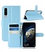 Blauw Bookcase Hoesje voor de Huawei P30