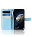 Blauw Bookcase Hoesje voor de Huawei P30
