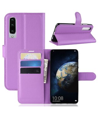 Paars Bookcase Hoesje Huawei P30