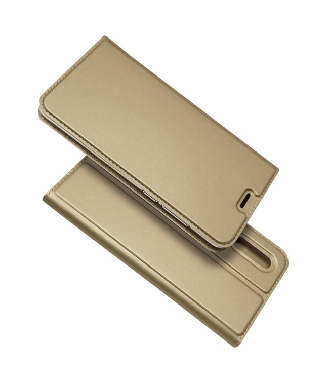 Goud Bookcase Hoesje voor de Huawei P30