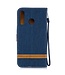 Blauw Bookcase Hoesje voor de Huawei P30 Lite