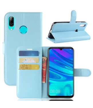 Blauw Bookcase Hoesje Huawei P30 Lite