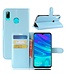 Blauw Bookcase Hoesje voor de Huawei P30 Lite