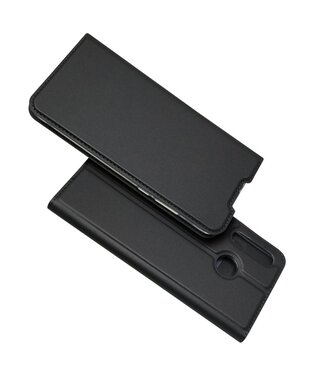 Zwart Bookcase Hoesje Huawei P30 Lite