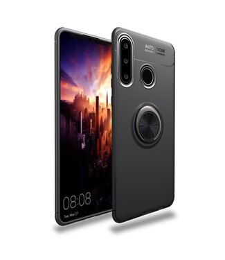 Lenuo Zwart TPU Hoesje Huawei P30 Lite