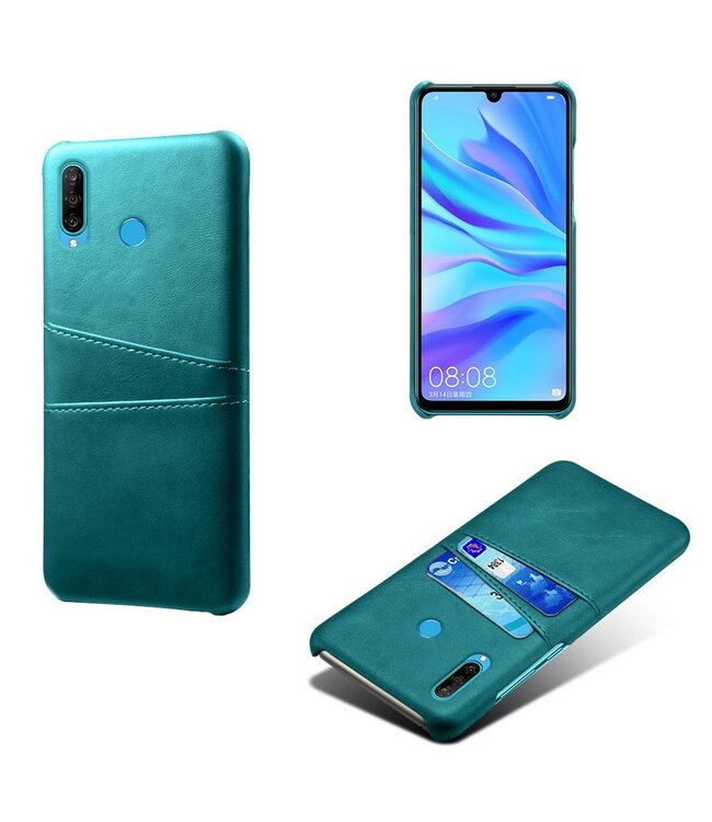 Cyaan Hardcase Hoesje voor de Huawei P30 Lite