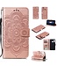 Rose Goud Mandala Bookcase Hoesje voor de Huawei P30 Lite