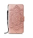 Rose Goud Mandala Bookcase Hoesje voor de Huawei P30 Lite