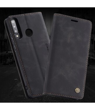 CaseMe Zwart Bookcase Hoesje Huawei P30 Lite