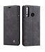 CaseMe CaseMe Zwart Bookcase Hoesje voor de Huawei P30 Lite