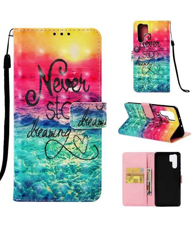 Quote Bookcase Hoesje voor de Huawei P30 Pro