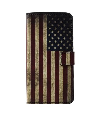 Amerikaanse Vlag Bookcase Hoesje Huawei P30 Pro