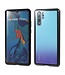 Zwart Tempered Glass + Metaal Hoesje voor de Huawei P30 Pro