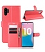 Rood Litchee Bookcase Hoesje voor de Samsung Galaxy Note 10 Plus