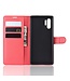 Rood Litchee Bookcase Hoesje voor de Samsung Galaxy Note 10 Plus