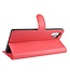 Rood Litchee Bookcase Hoesje voor de Samsung Galaxy Note 10 Plus