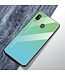 Blauw/Groen Hybrid Hoesje voor de Samsung Galaxy A30