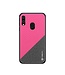 Pinwuyo Pinwuyo Grijs/Roze TPU Hoesje voor de Samsung Galaxy A30