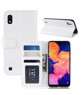 Wit Bookcase Hoesje Samsung Galaxy A10