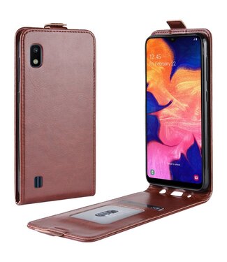 Bruin Flipcase Hoesje Samsung Galaxy A10