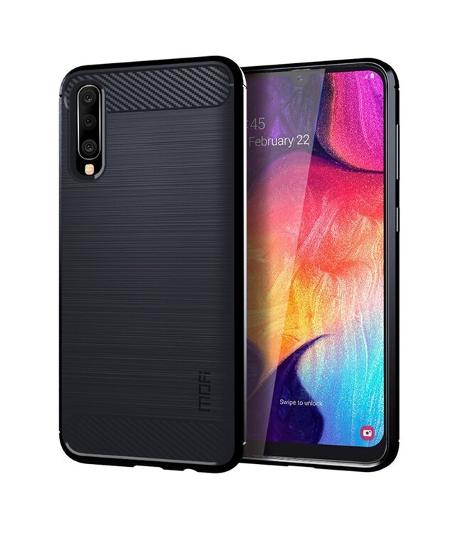 Mofi Mofi Donkerblauw TPU Hoesje voor de Samsung Galaxy A70