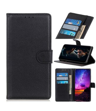 Zwart Bookcase Hoesje Samsung Galaxy A70