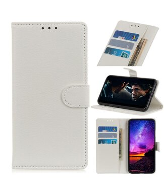 Wit Bookcase Hoesje Samsung Galaxy A70