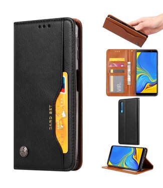 Zwart Bookcase Hoesje Samsung Galaxy A70