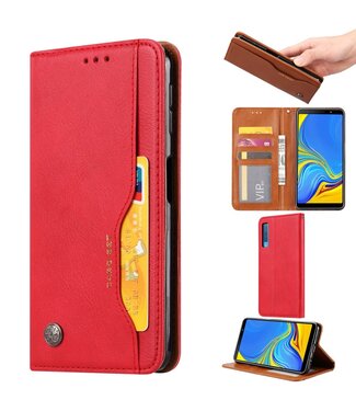 Rood Bookcase Hoesje Samsung Galaxy A70