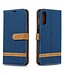 Blauw Bookcase Hoesje voor de Samsung Galaxy A70