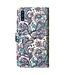 Paisley Flower Bookcase Hoesje voor de Samsung Galaxy A70