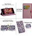 Paisley Flower Bookcase Hoesje voor de Samsung Galaxy A70