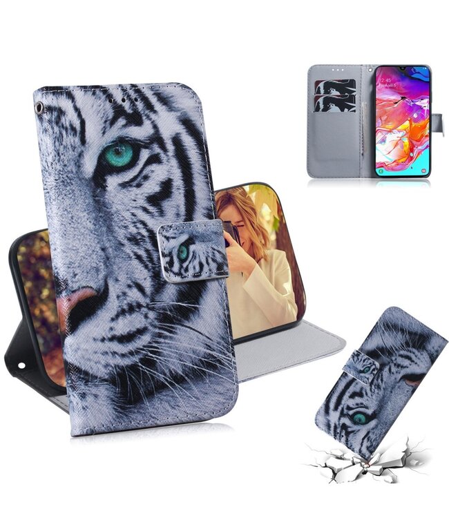 Tijger Bookcase Hoesje voor de Samsung Galaxy A70