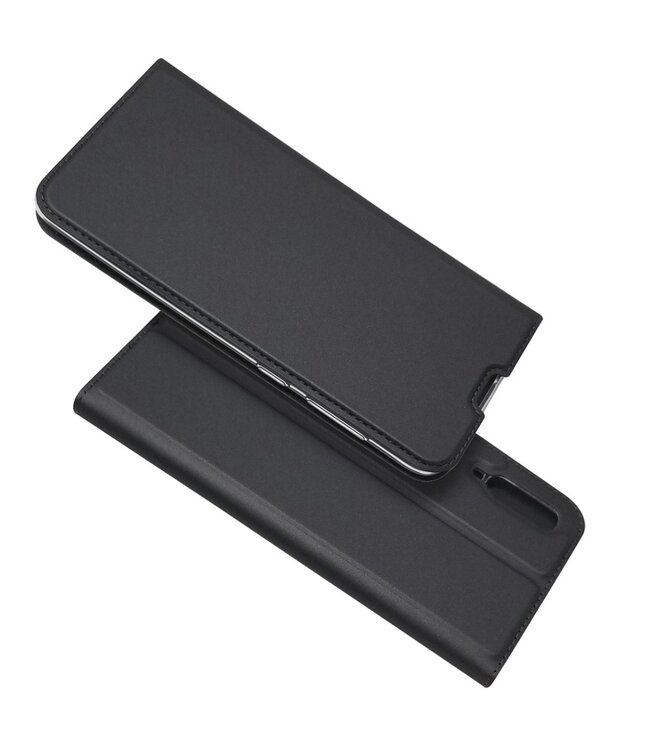Zwart Bookcase Hoesje voor de Samsung Galaxy A70