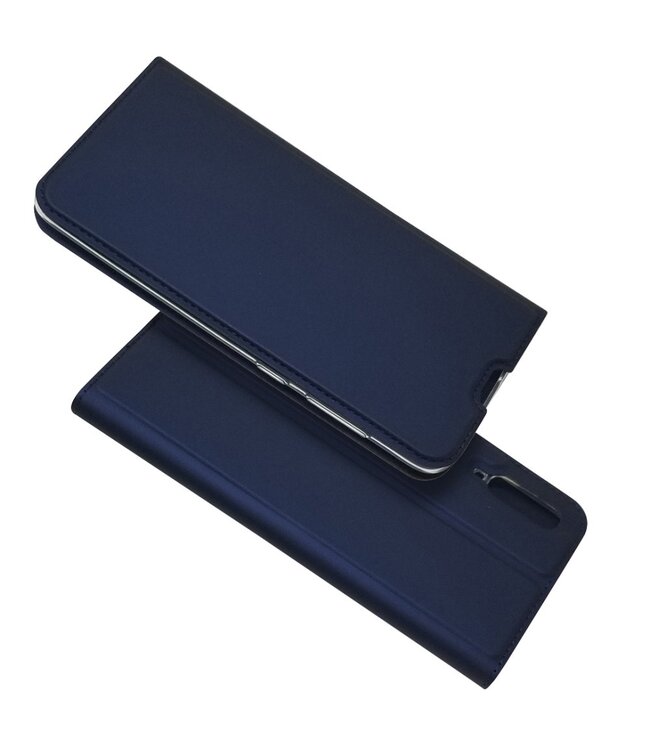 Blauw Bookcase Hoesje voor de Samsung Galaxy A70