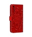 Rood Mandala Bookcase Hoesje voor de Samsung Galaxy A70