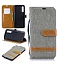 Grijs Jeans Bookcase Hoesje voor de Samsung Galaxy A50 / A30s