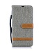 Grijs Jeans Bookcase Hoesje voor de Samsung Galaxy A50 / A30s