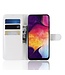 Wit Litchee Bookcase Hoesje voor de Samsung Galaxy A50 / A30s