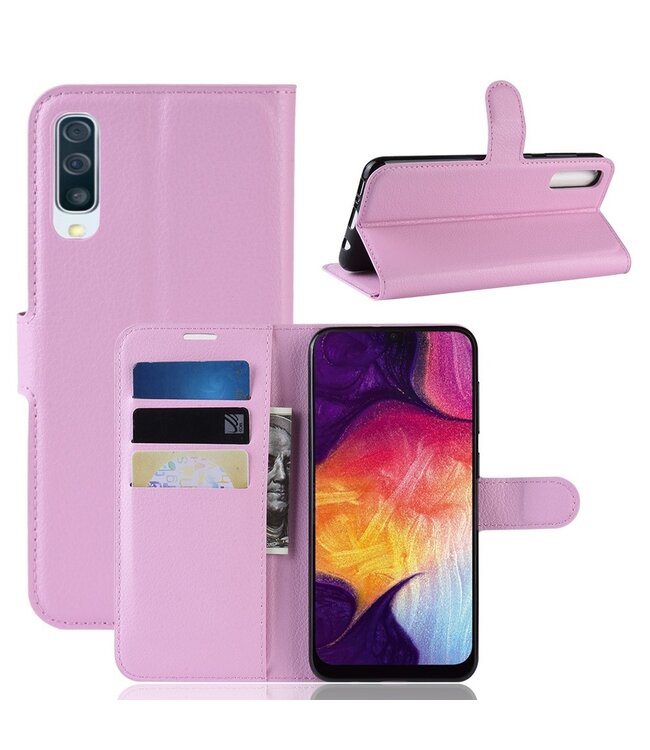 Lichtoze Litchee Bookcase Hoesje voor de Samsung Galaxy A50 / A30s