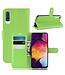 Groen Litchee Bookcase Hoesje voor de Samsung Galaxy A50 / A30s
