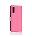 Fuchsia Litchee Bookcase Hoesje voor de Samsung Galaxy A50 / A30s