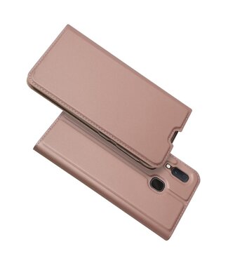 Rose Goud Bookcase Hoesje Samsung Galaxy A20e