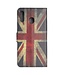 Britse Vlag Bookcase Hoesje voor de Samsung Galaxy A20e