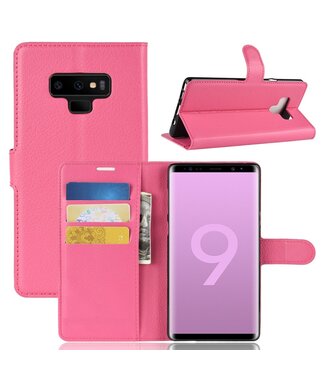 Roze Bookcase Hoesje Samsung Galaxy Note 9