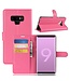 Roze Bookcase Hoesje voor de Samsung Galaxy Note 9