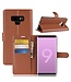 Bruin Bookcase Hoesje voor de Samsung Galaxy Note 9