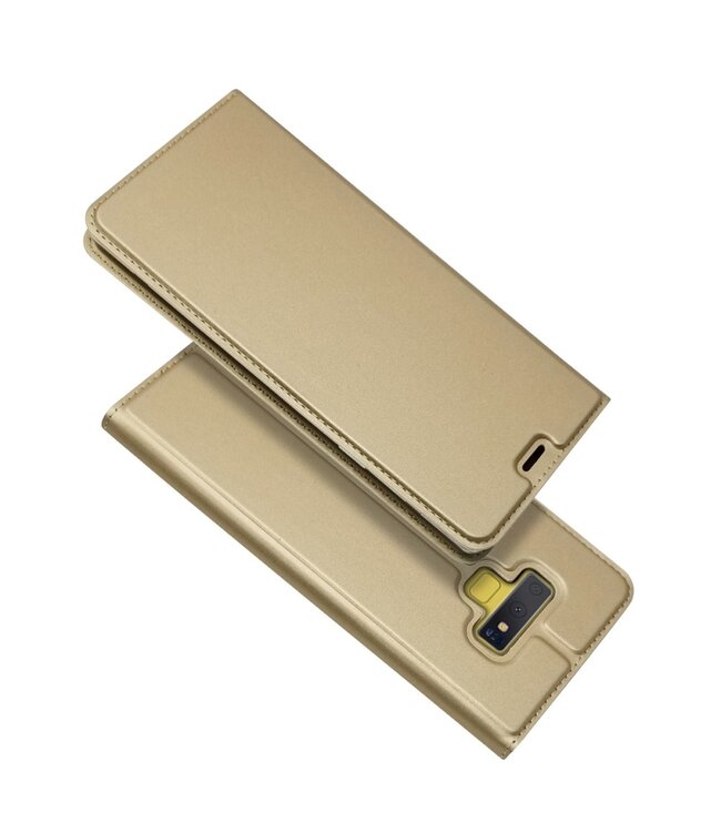 Goud Bookcase Hoesje voor de Samsung Galaxy Note 9